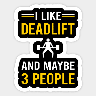 3 People Deadlift Sticker